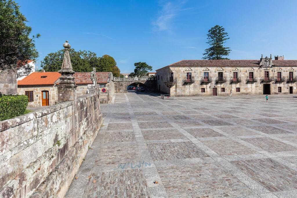 Casa Amplia Frente A La Playa Villa Cambados Bagian luar foto