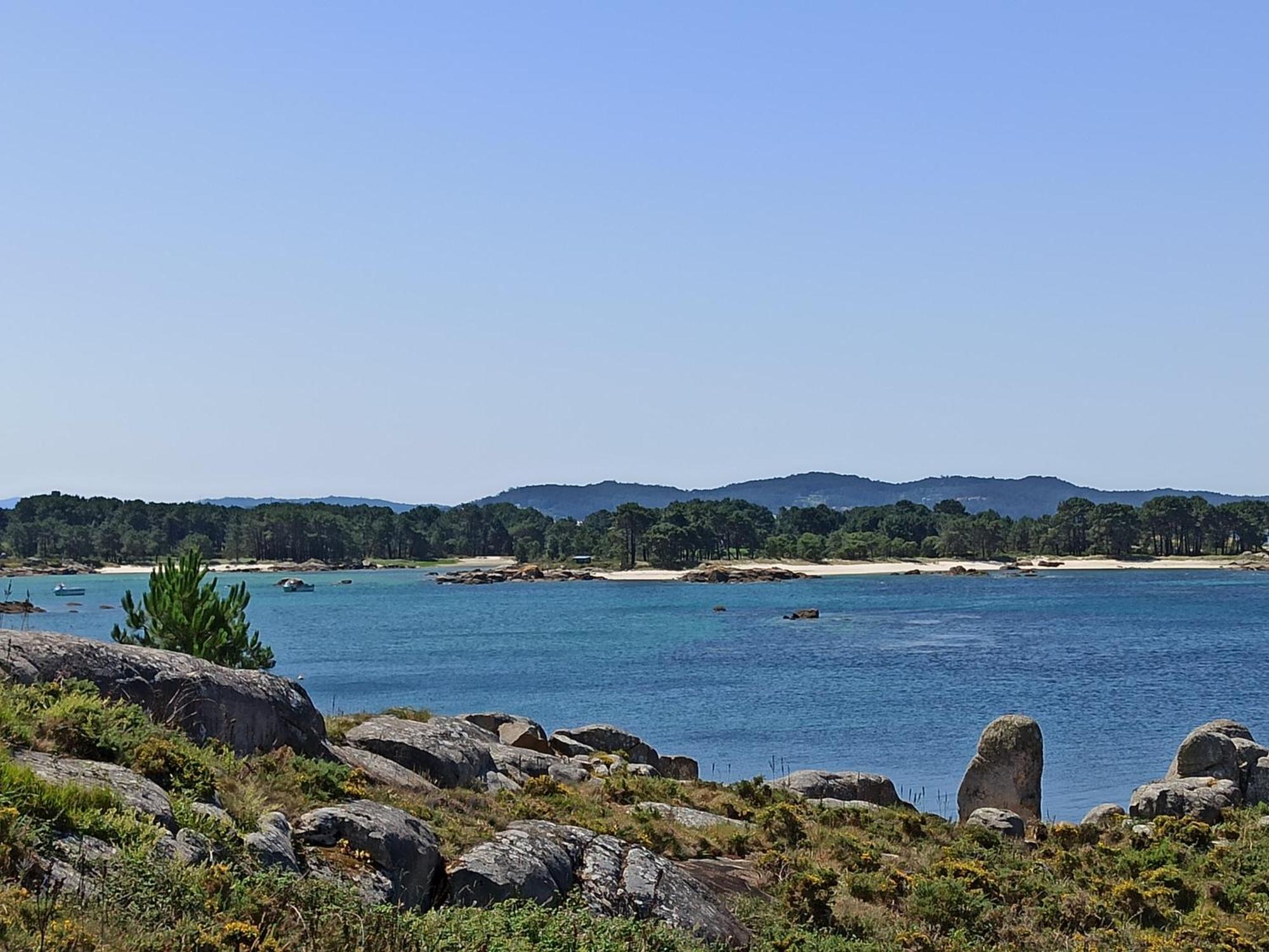 Casa Amplia Frente A La Playa Villa Cambados Bagian luar foto